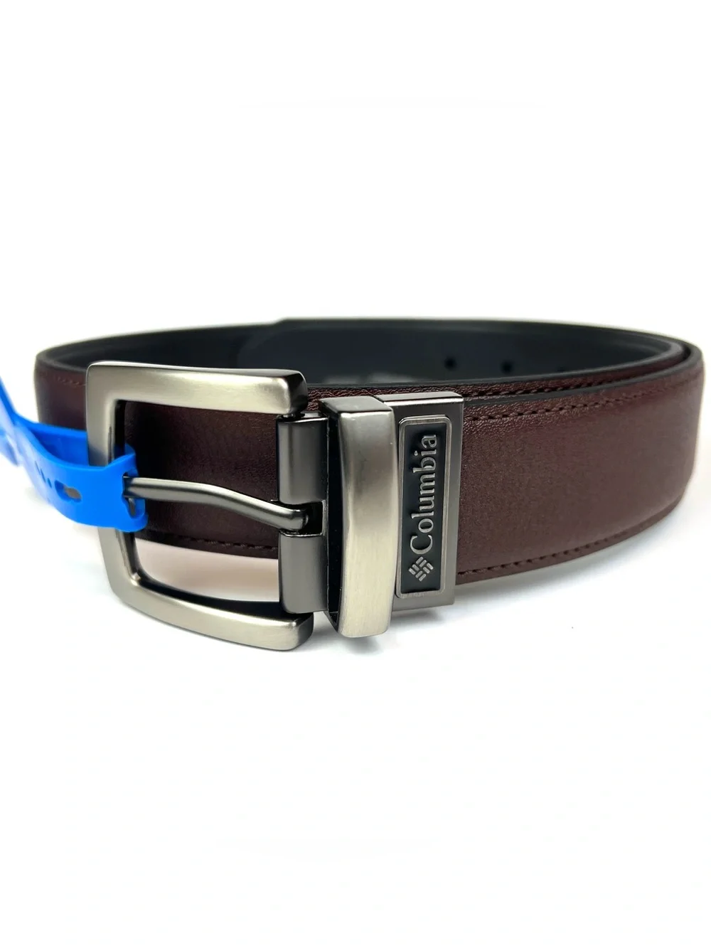 Columbia Belt Reversible Men's Size S 30-32 Synthetic Leather Brown / Black